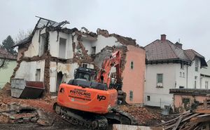 Abbruch, Blick von Königshoferstraße - 2021