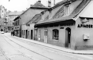 Häuserzeile Münzgrabenstraße 34-40 - Sammlung Kubinzky