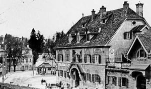 Der Schanzlwirt um 1910 (Hopfen und Malz)