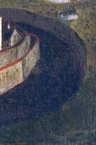 Stadtgraben mit doppelter Stadtmauer (Zwingmauer)